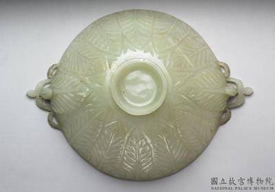 图片[3]-Jade bowl with two triangular handles, Ottoman Empire-China Archive